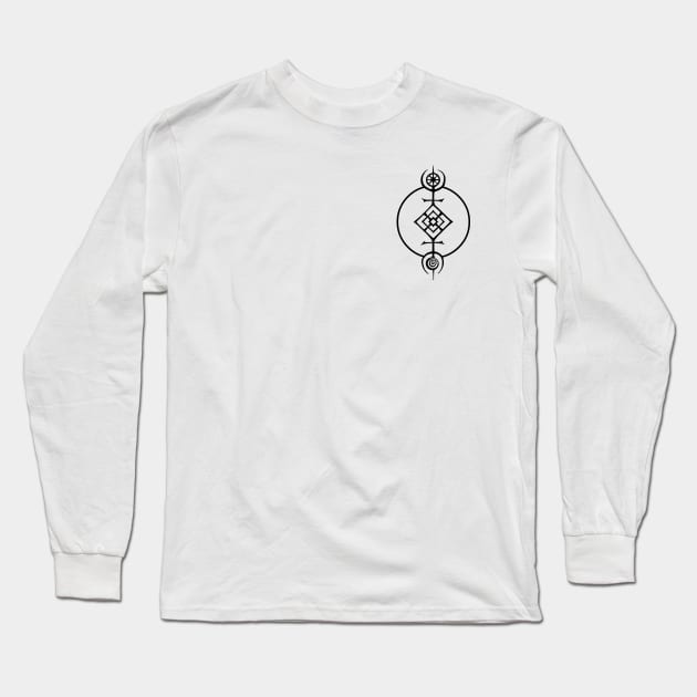 Druid's Whites T-shirt Long Sleeve T-Shirt by IanCorrigan